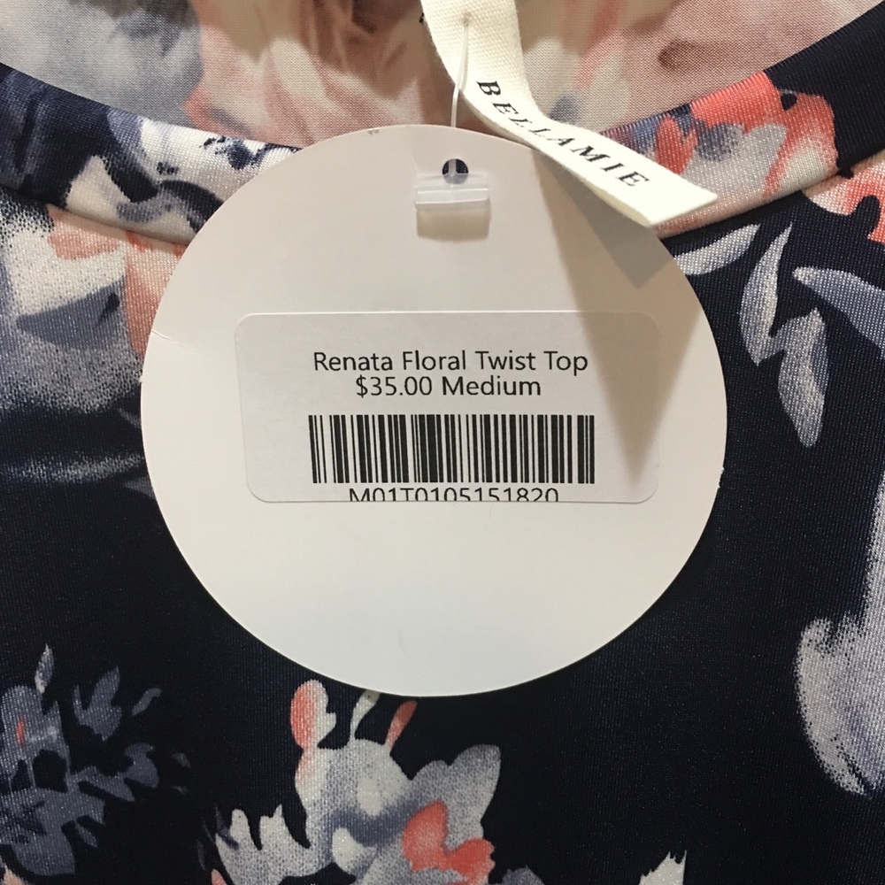 Bellamie Renata Floral twist top - Picture 2 of 3